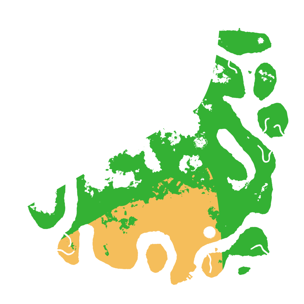 Biome Rust Map: Procedural Map, Size: 4500, Seed: 6323256