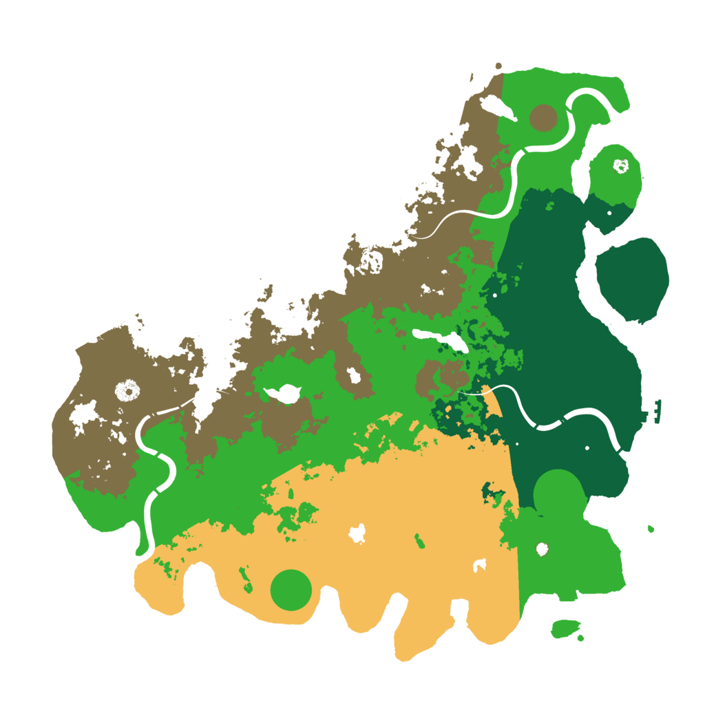 Biome Rust Map: Procedural Map, Size: 4500, Seed: 6323256