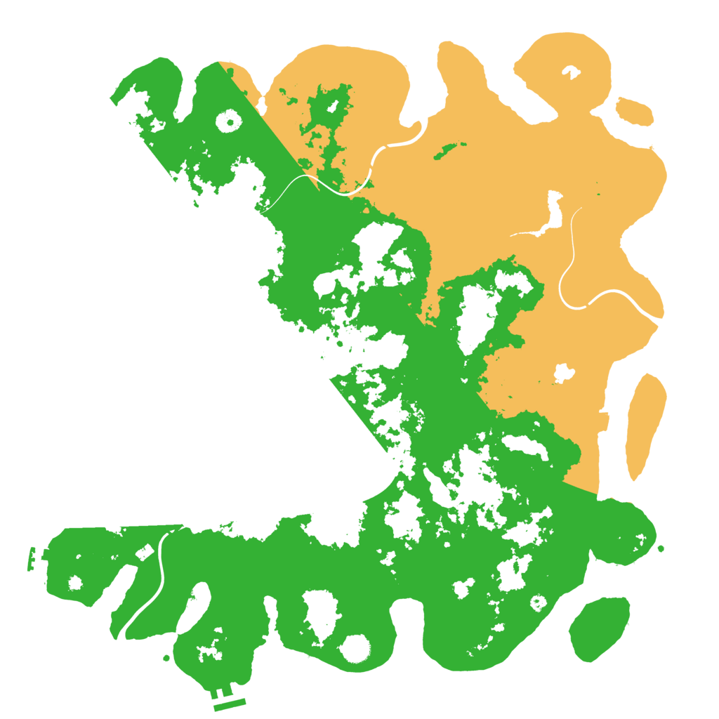 Biome Rust Map: Procedural Map, Size: 4500, Seed: 4227016