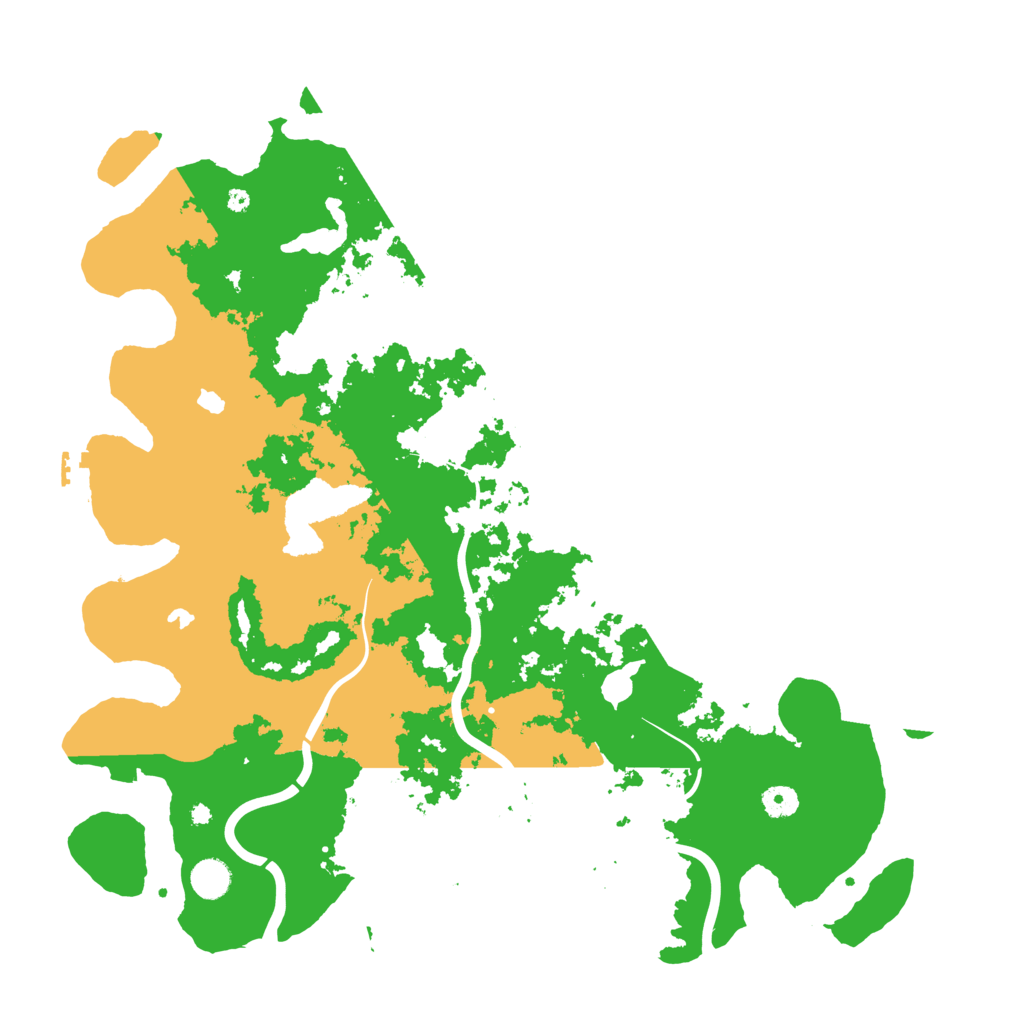 Biome Rust Map: Procedural Map, Size: 4500, Seed: 2031119