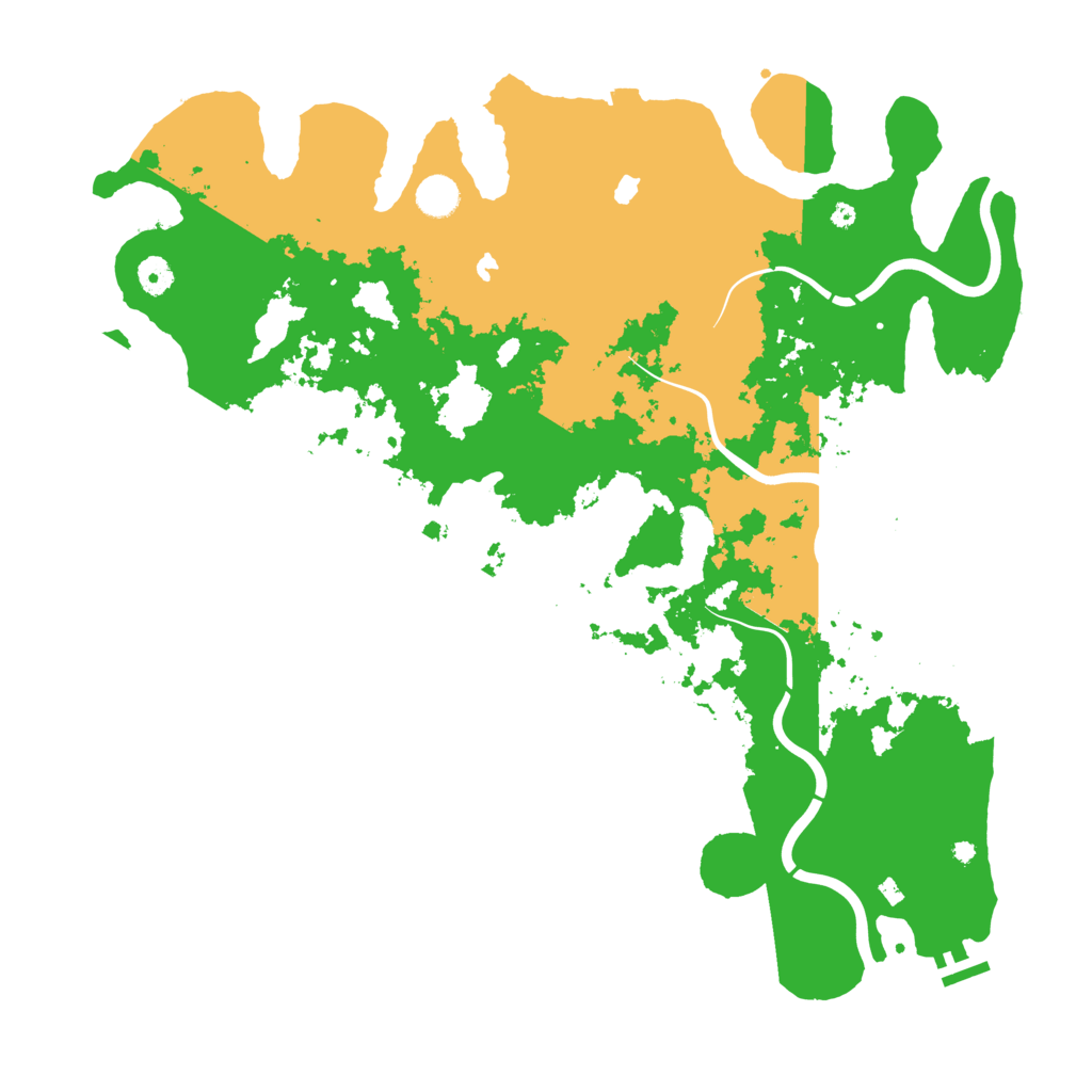 Biome Rust Map: Procedural Map, Size: 4500, Seed: 474393