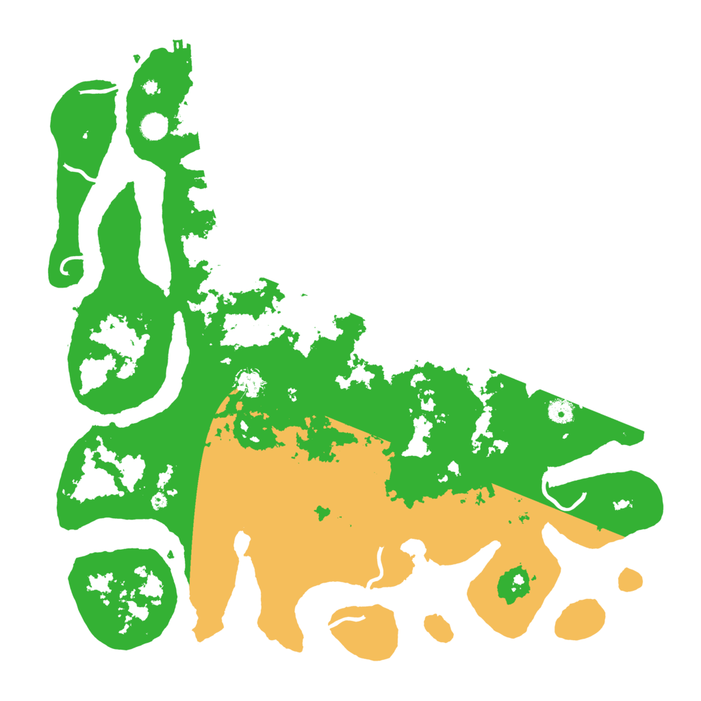 Biome Rust Map: Procedural Map, Size: 4500, Seed: 1511345