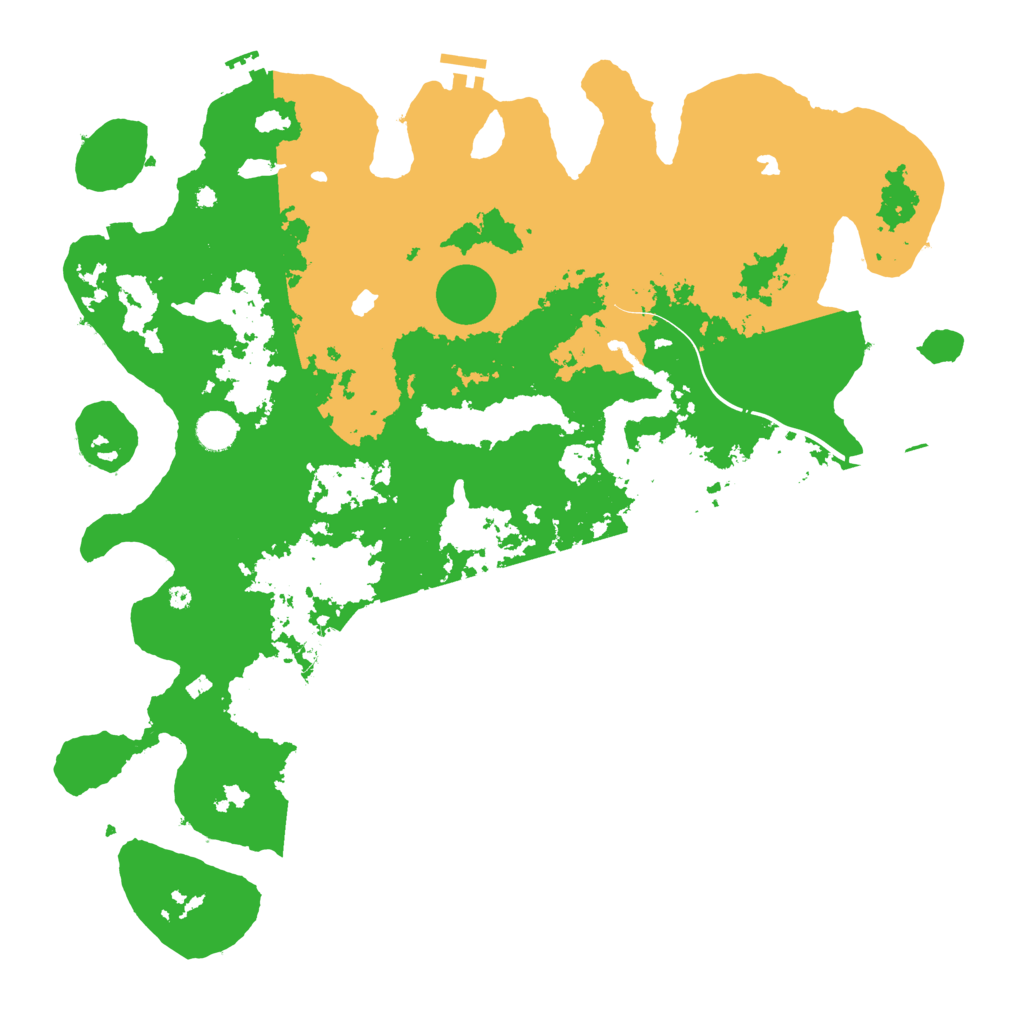 Biome Rust Map: Procedural Map, Size: 4500, Seed: 1272674