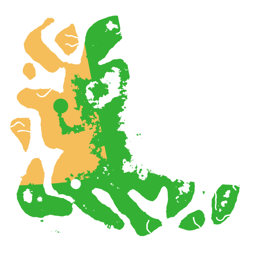 Biome Rust Map: Procedural Map, Size: 4500, Seed: 5588256