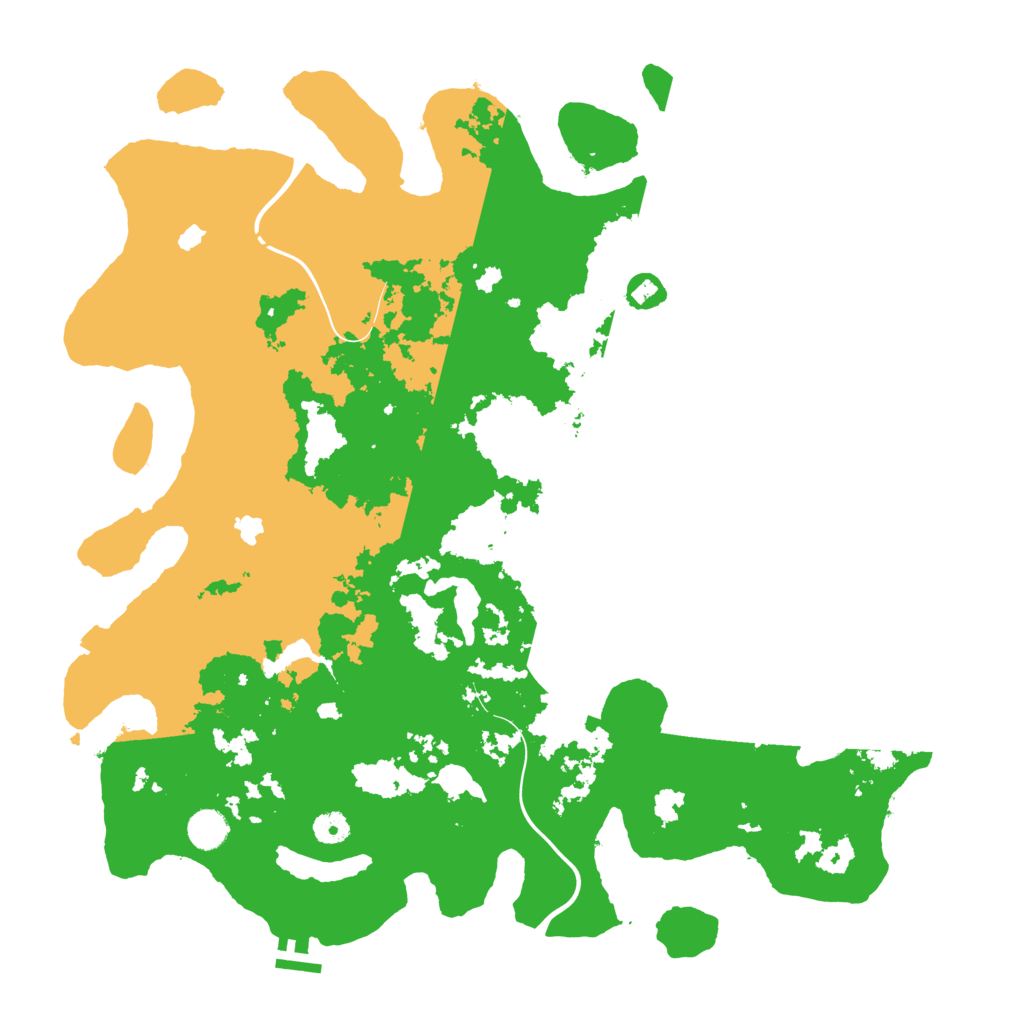 Biome Rust Map: Procedural Map, Size: 4500, Seed: 660402