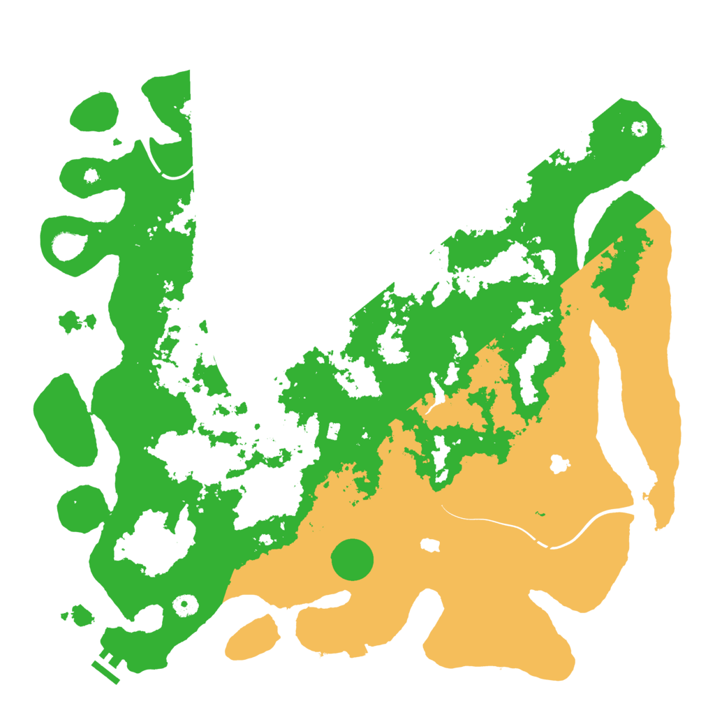 Biome Rust Map: Procedural Map, Size: 4500, Seed: 437228