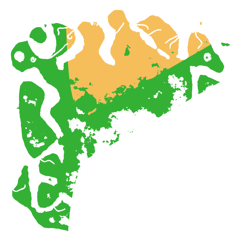Biome Rust Map: Procedural Map, Size: 4500, Seed: 718600