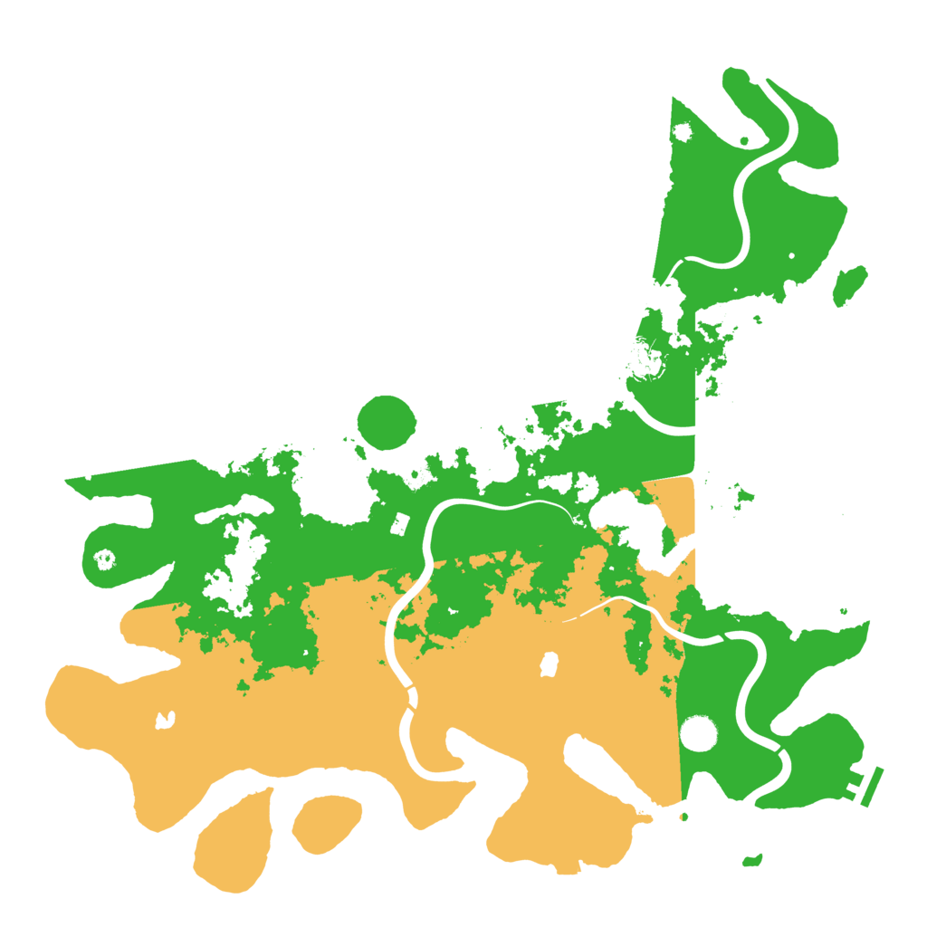 Biome Rust Map: Procedural Map, Size: 4500, Seed: 4961077