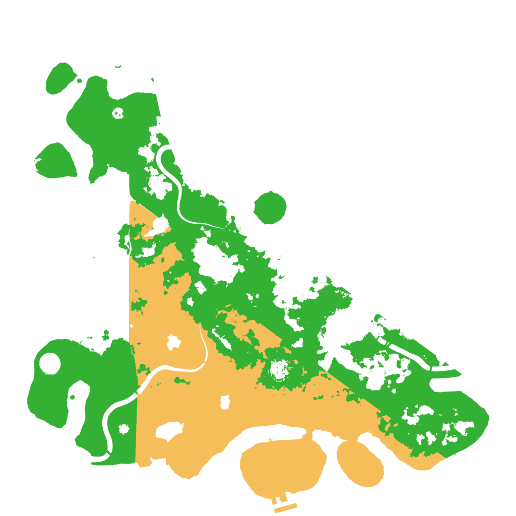 Biome Rust Map: Procedural Map, Size: 4500, Seed: 306296