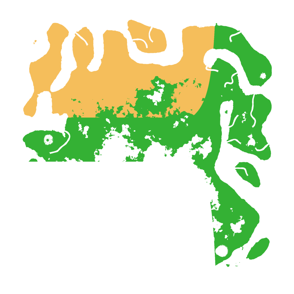 Biome Rust Map: Procedural Map, Size: 4500, Seed: 3983407