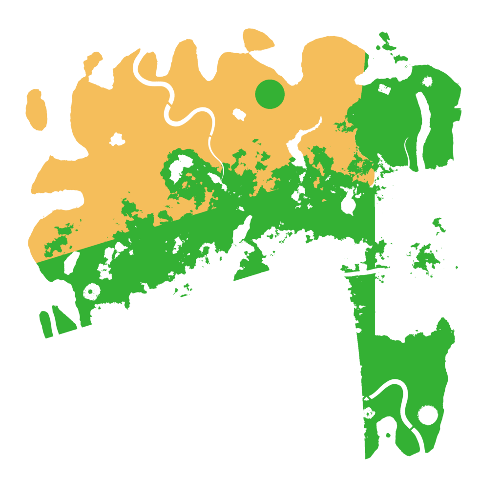 Biome Rust Map: Procedural Map, Size: 4500, Seed: 5307023