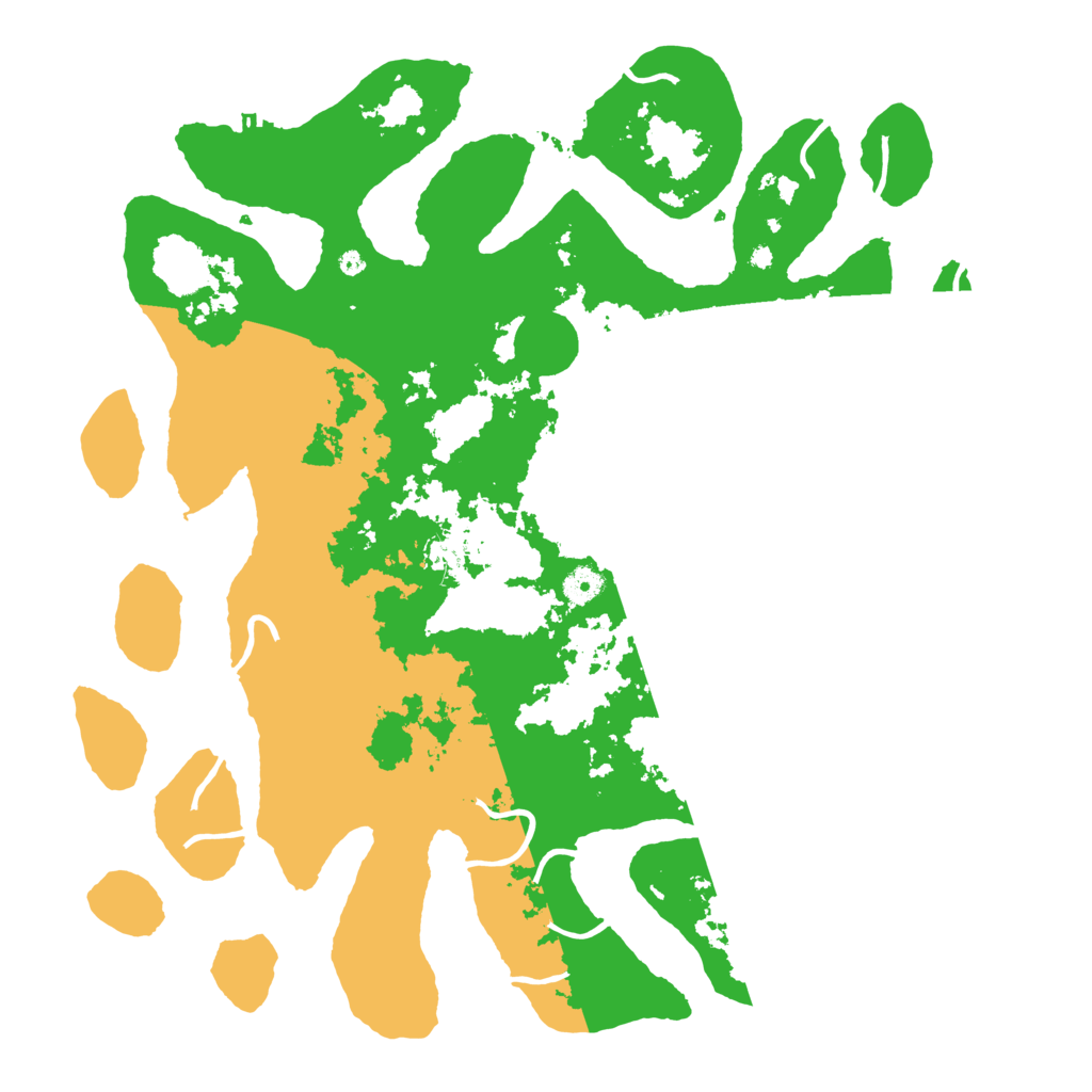 Biome Rust Map: Procedural Map, Size: 4500, Seed: 2047832