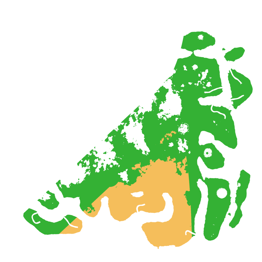 Biome Rust Map: Procedural Map, Size: 4500, Seed: 345063