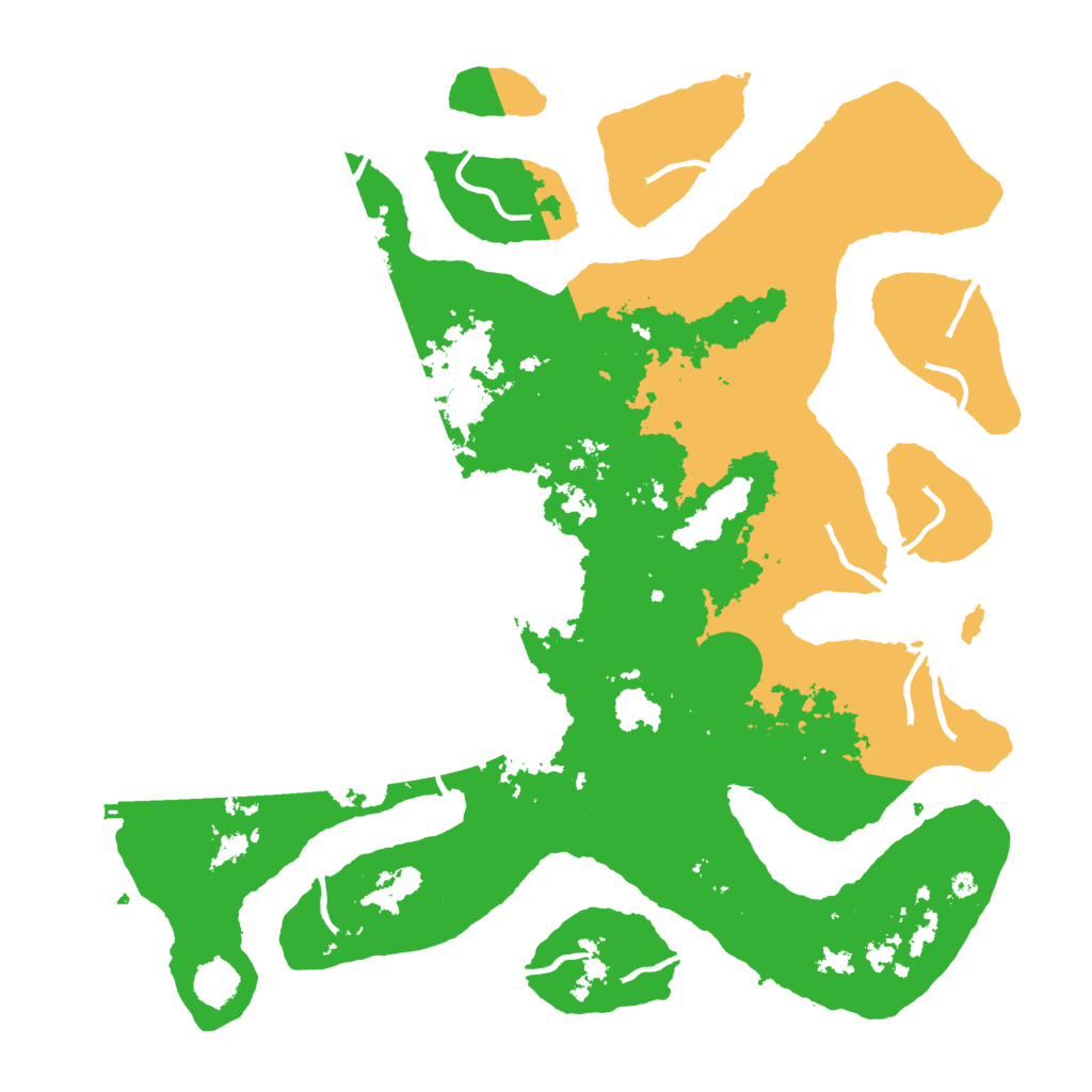 Biome Rust Map: Procedural Map, Size: 4500, Seed: 2881127