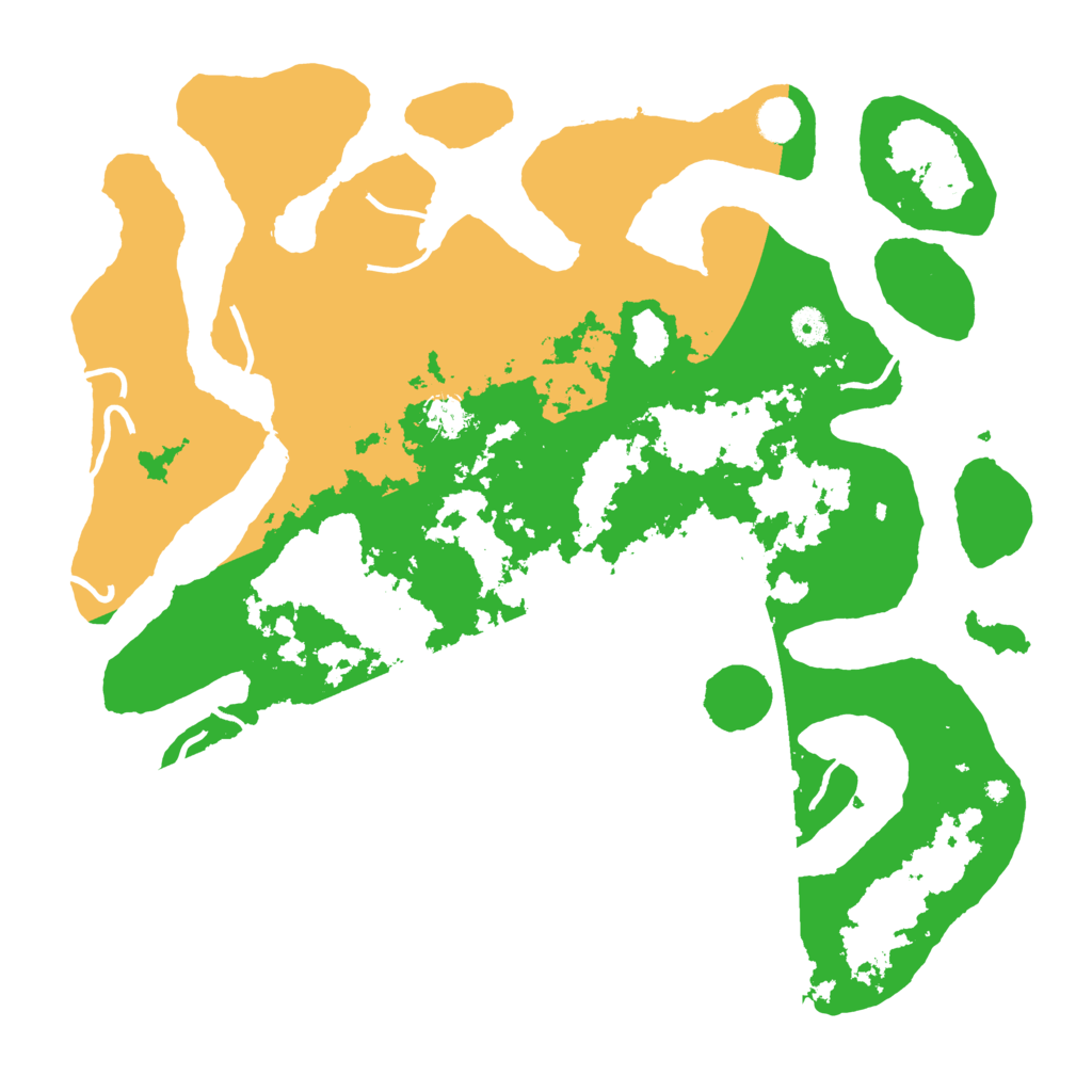 Biome Rust Map: Procedural Map, Size: 4500, Seed: 87160