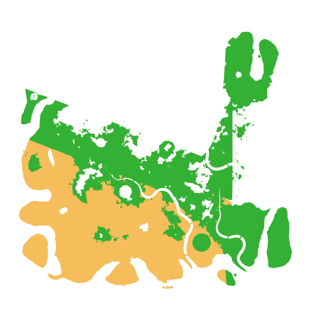 Biome Rust Map: Procedural Map, Size: 4500, Seed: 5807326