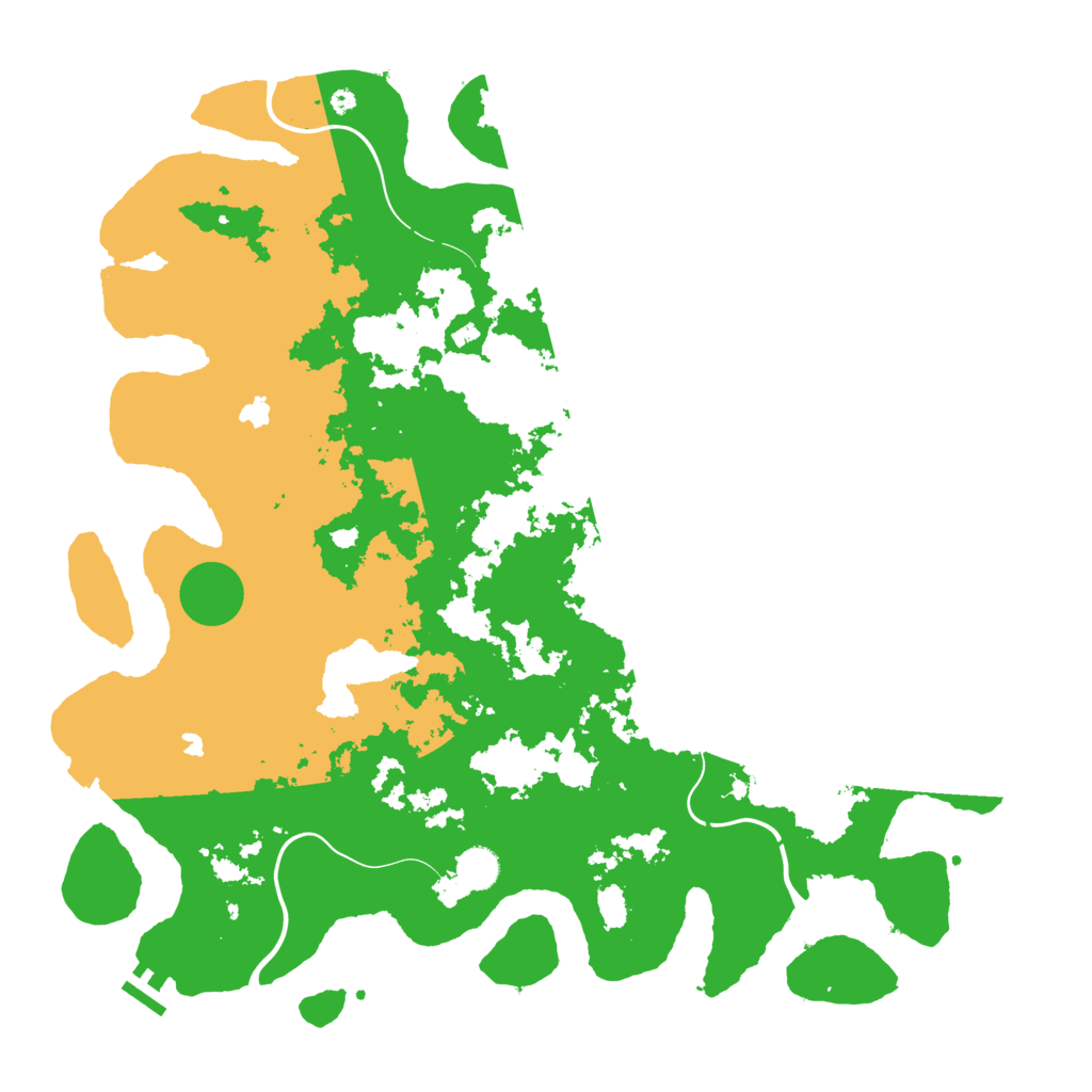 Biome Rust Map: Procedural Map, Size: 4500, Seed: 1859291
