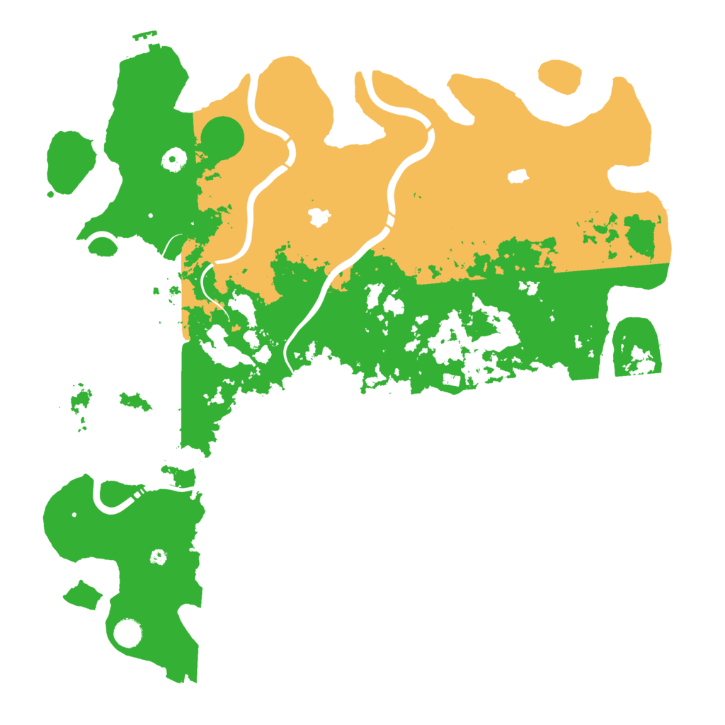 Biome Rust Map: Procedural Map, Size: 4500, Seed: 5543777