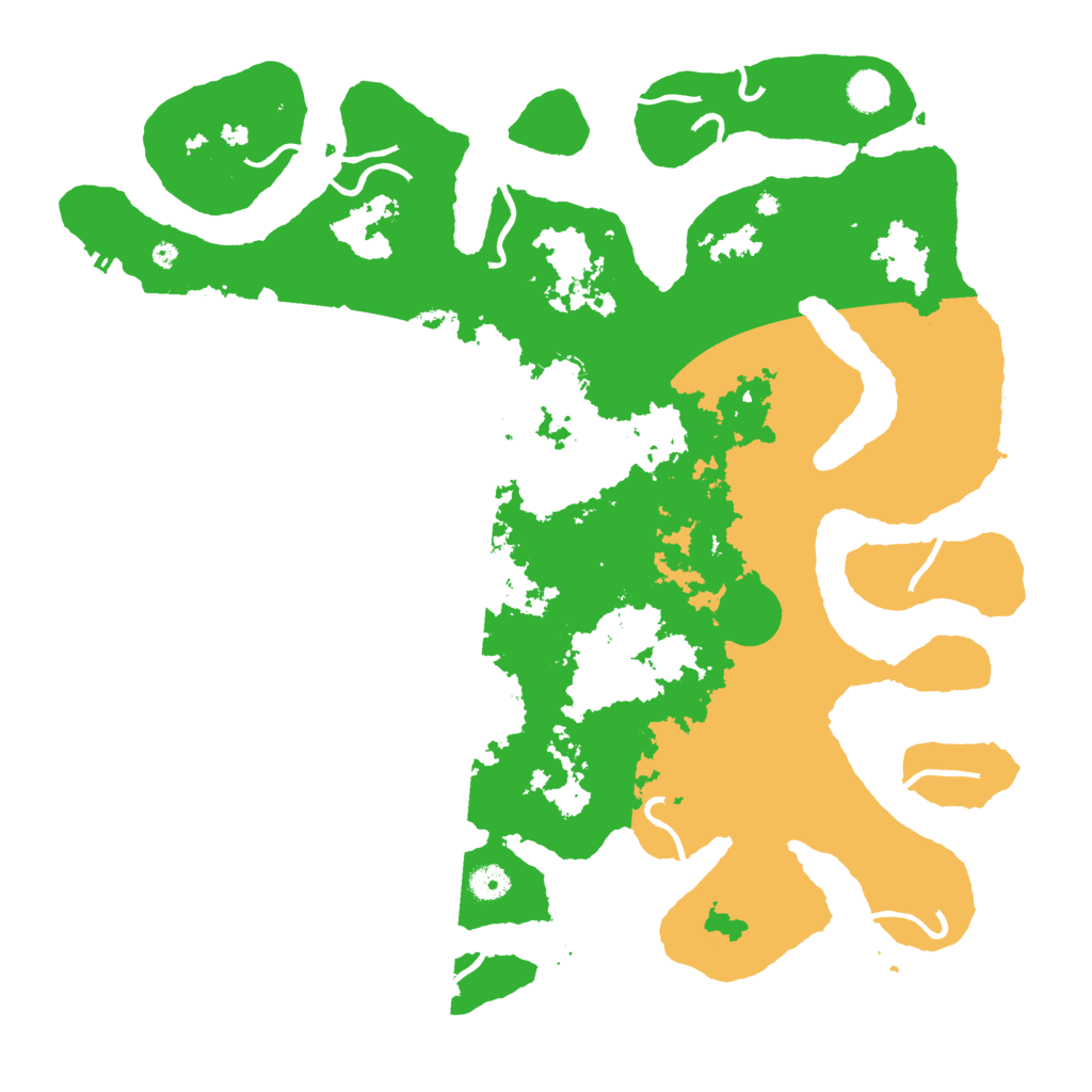 Biome Rust Map: Procedural Map, Size: 4500, Seed: 1172132