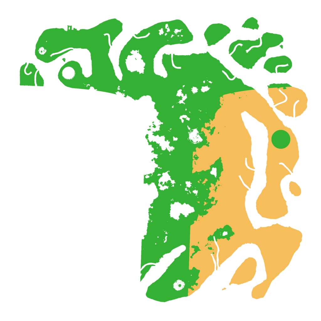 Biome Rust Map: Procedural Map, Size: 4500, Seed: 4590424