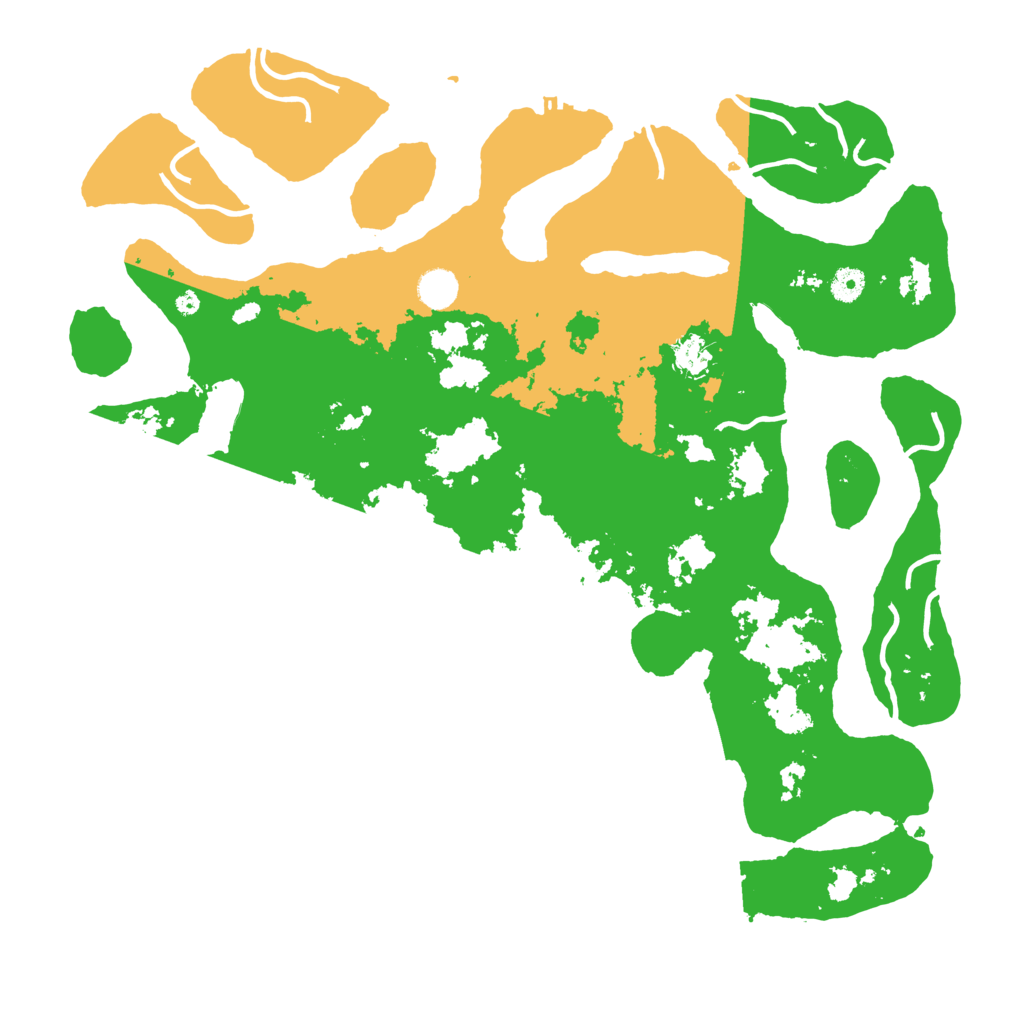 Biome Rust Map: Procedural Map, Size: 4500, Seed: 4255529