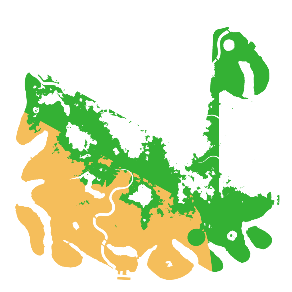 Biome Rust Map: Procedural Map, Size: 4500, Seed: 6071343