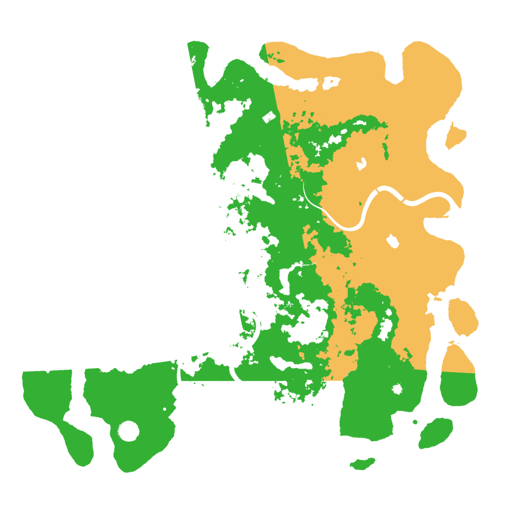Biome Rust Map: Procedural Map, Size: 4500, Seed: 4964188