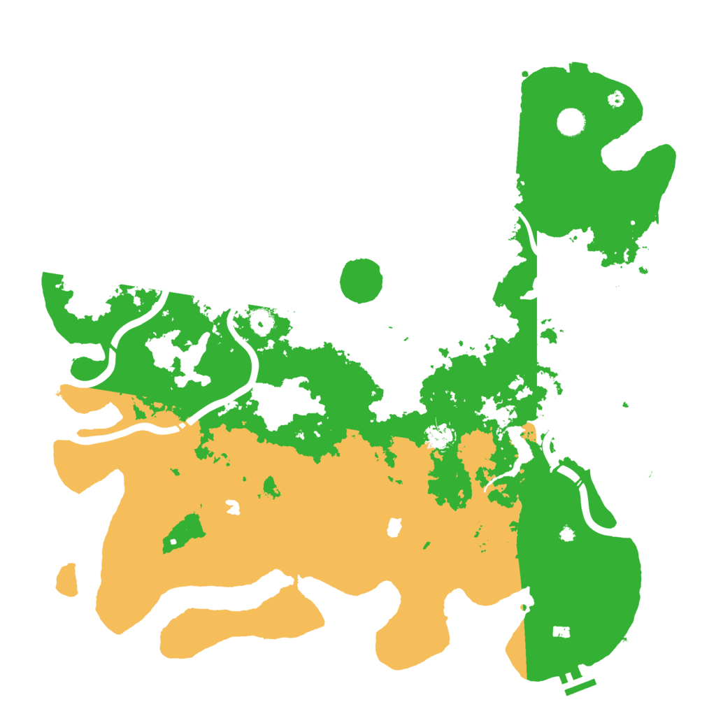 Biome Rust Map: Procedural Map, Size: 4500, Seed: 1562956