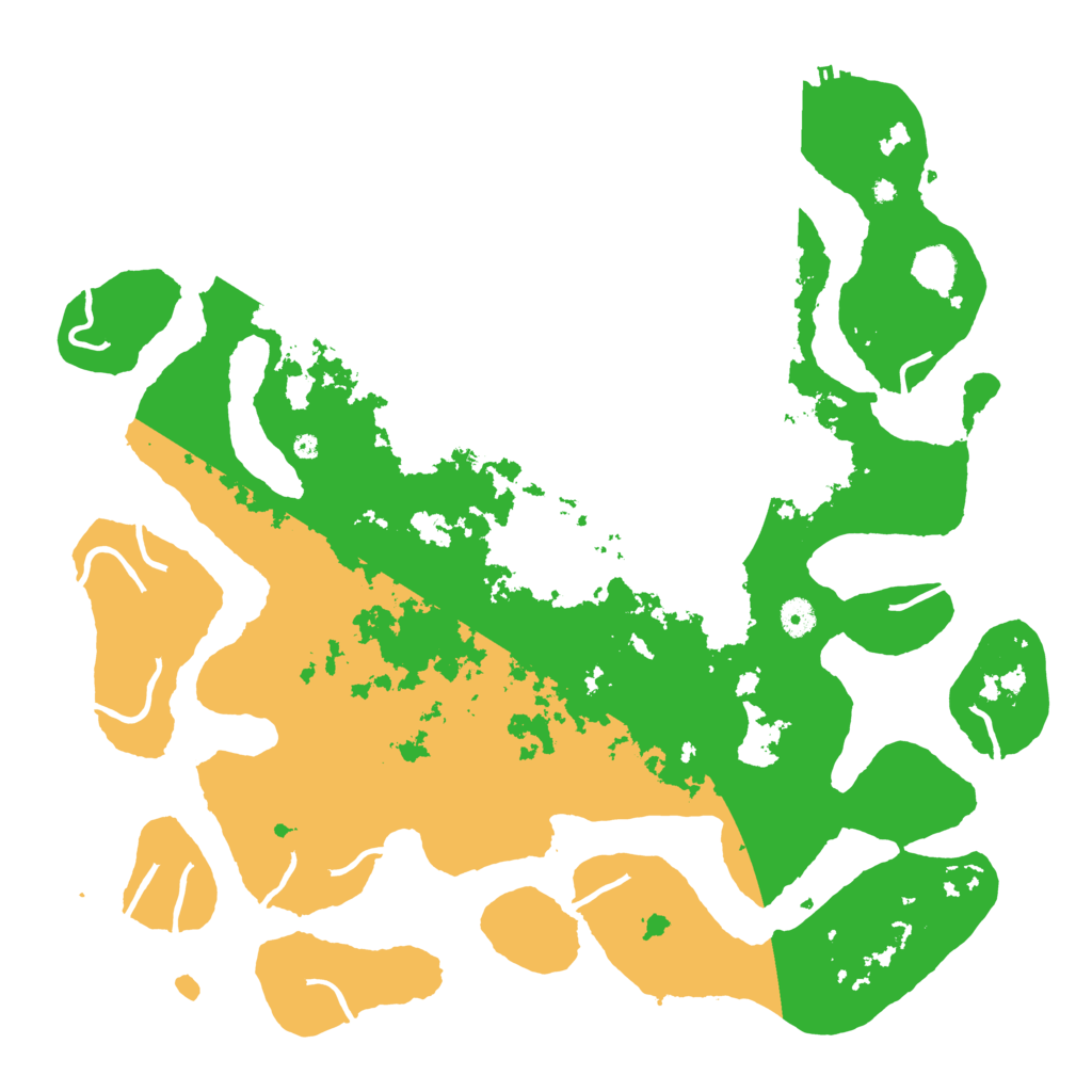 Biome Rust Map: Procedural Map, Size: 4500, Seed: 1190850