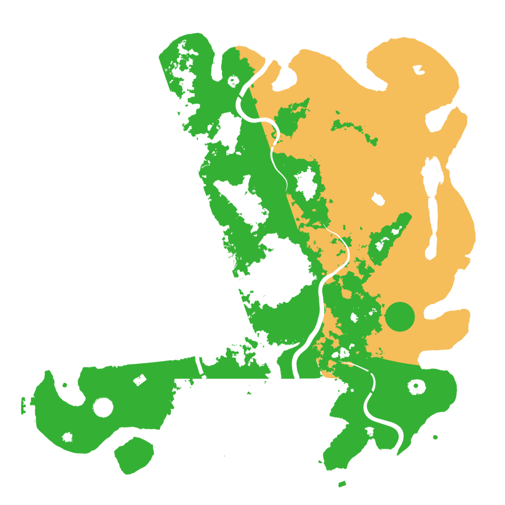 Biome Rust Map: Procedural Map, Size: 4500, Seed: 5008505