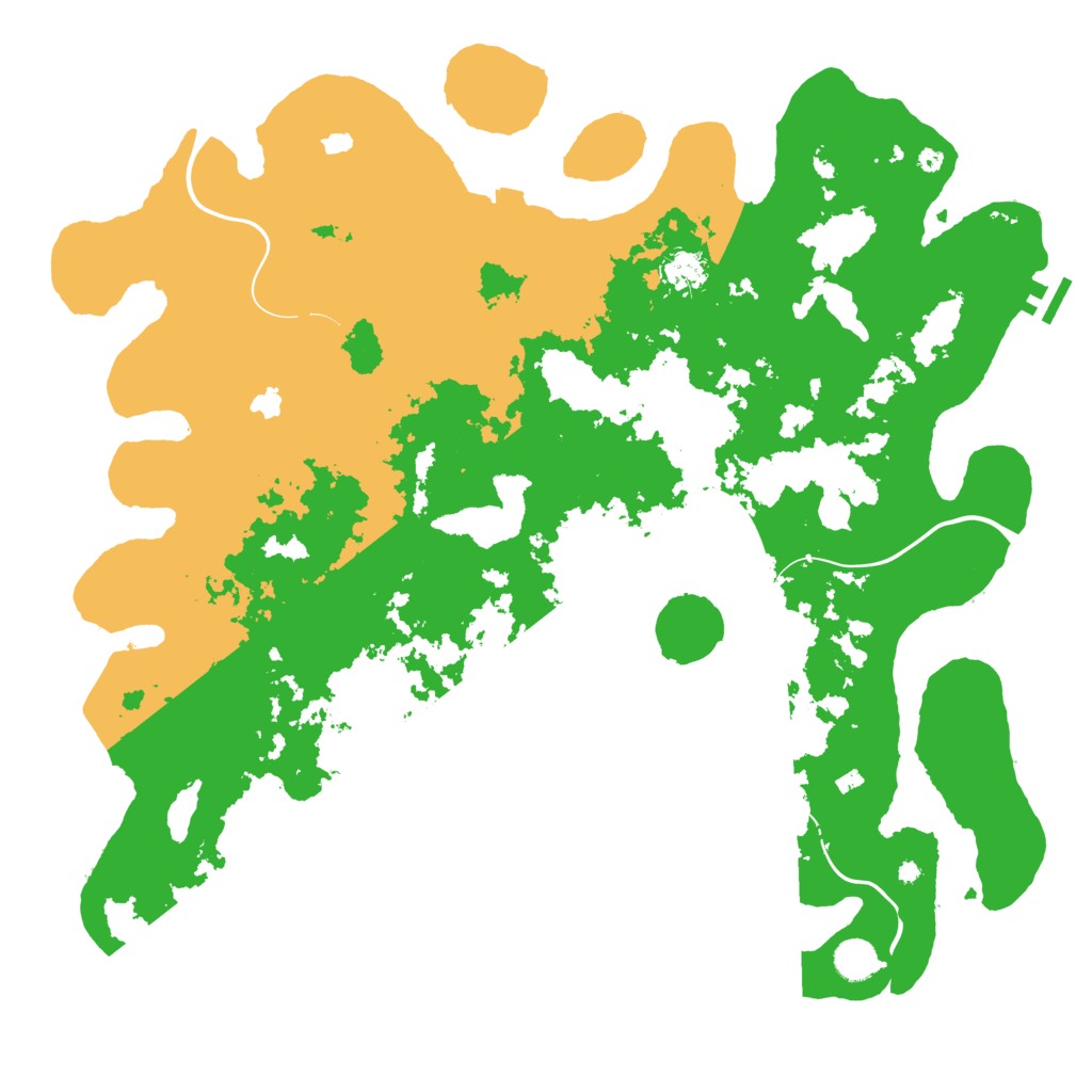 Biome Rust Map: Procedural Map, Size: 4500, Seed: 2137208