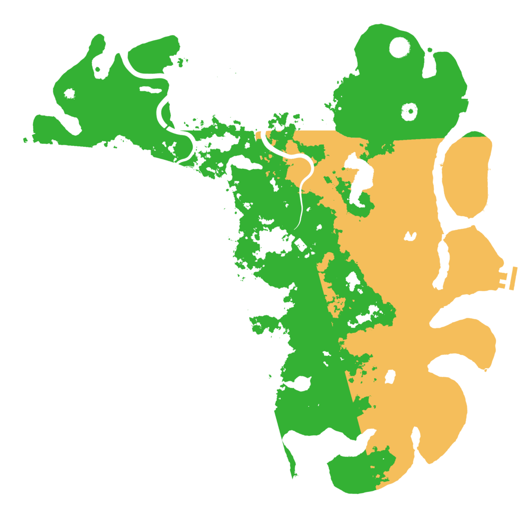 Biome Rust Map: Procedural Map, Size: 4500, Seed: 3496452