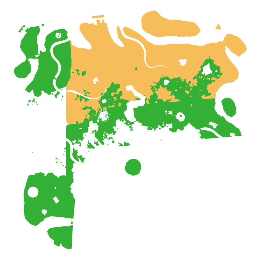 Biome Rust Map: Procedural Map, Size: 4500, Seed: 2395004