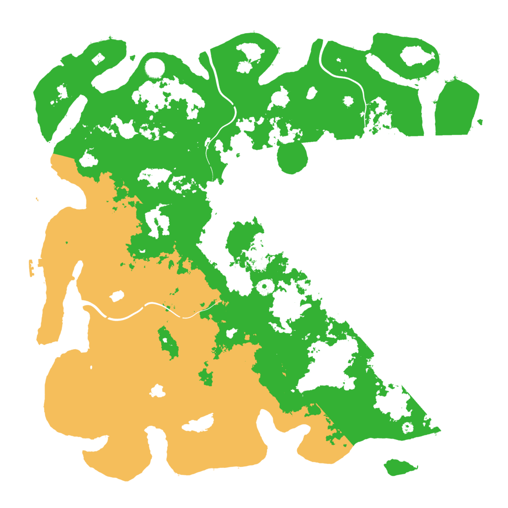 Biome Rust Map: Procedural Map, Size: 4500, Seed: 3304011