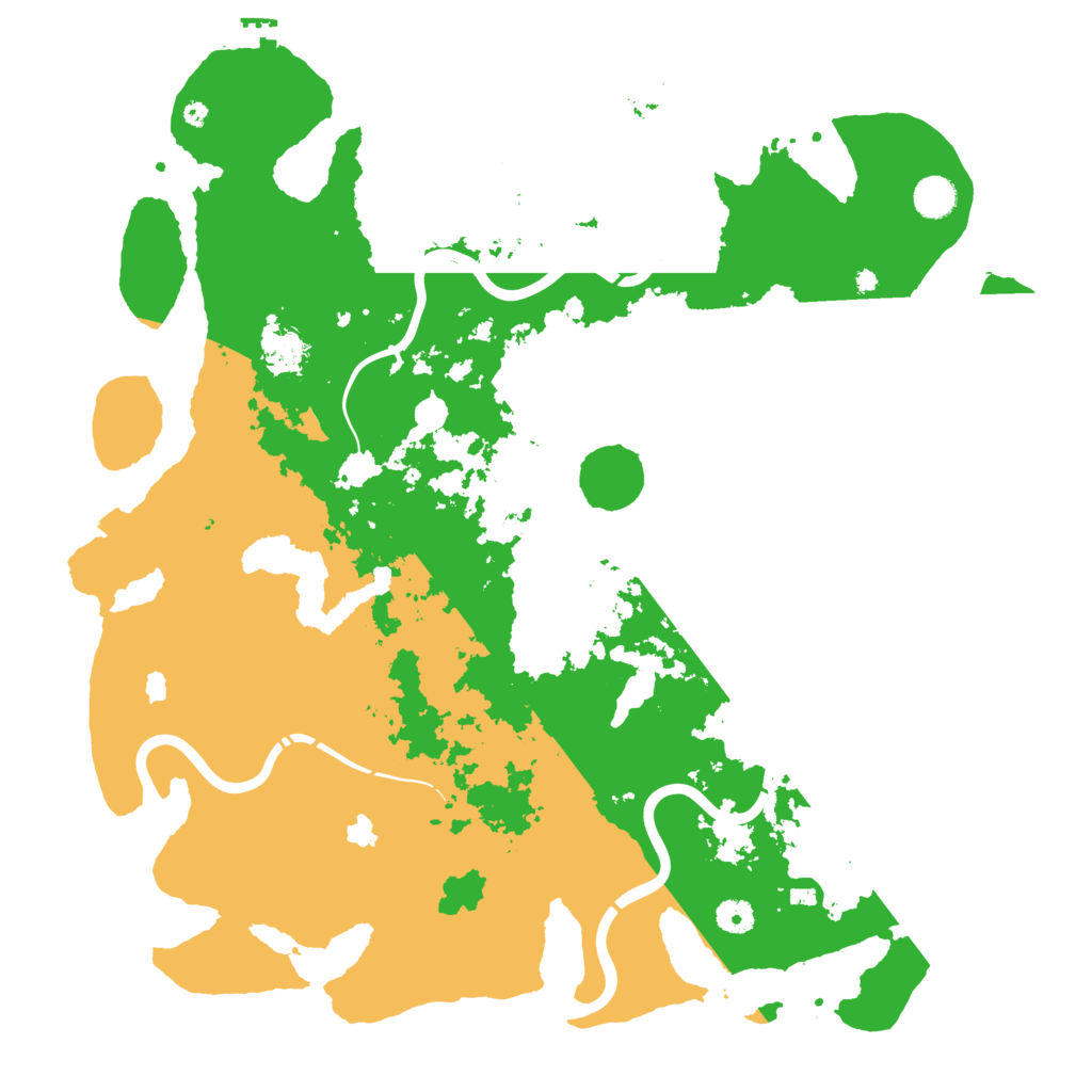 Biome Rust Map: Procedural Map, Size: 4500, Seed: 3376274