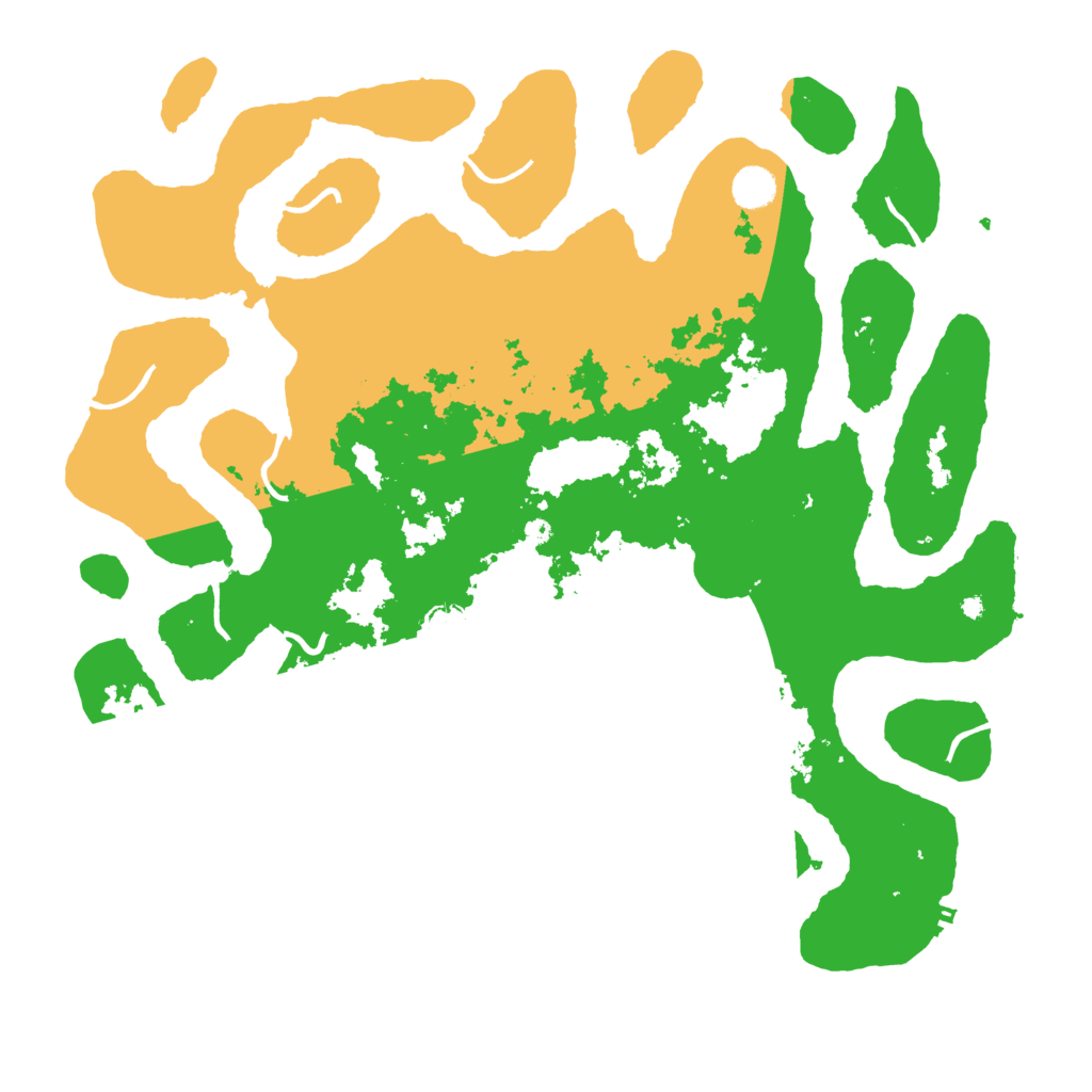 Biome Rust Map: Procedural Map, Size: 4500, Seed: 4877186