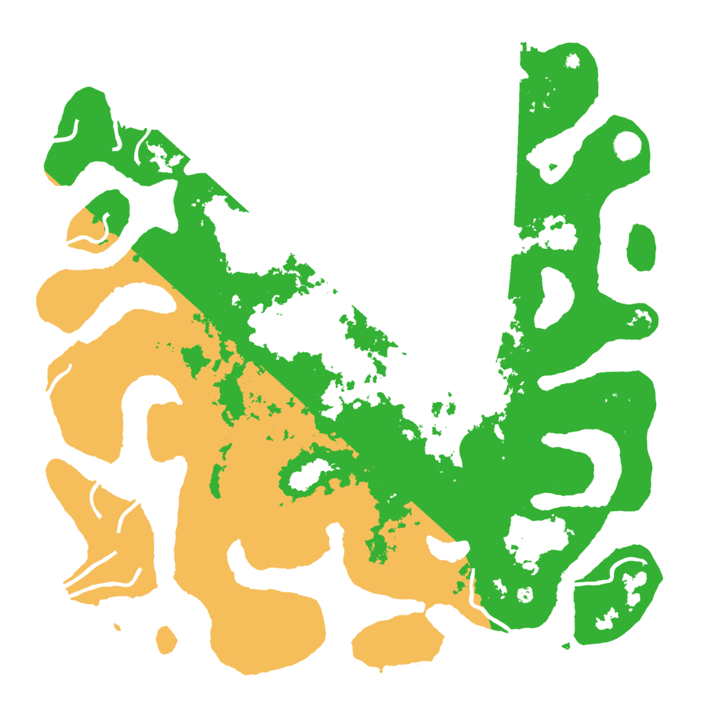 Biome Rust Map: Procedural Map, Size: 4500, Seed: 3222343