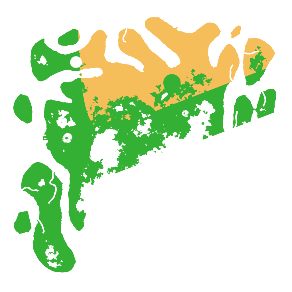 Biome Rust Map: Procedural Map, Size: 4500, Seed: 4590410