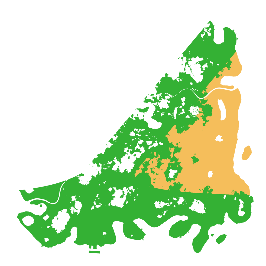 Biome Rust Map: Procedural Map, Size: 4750, Seed: 17