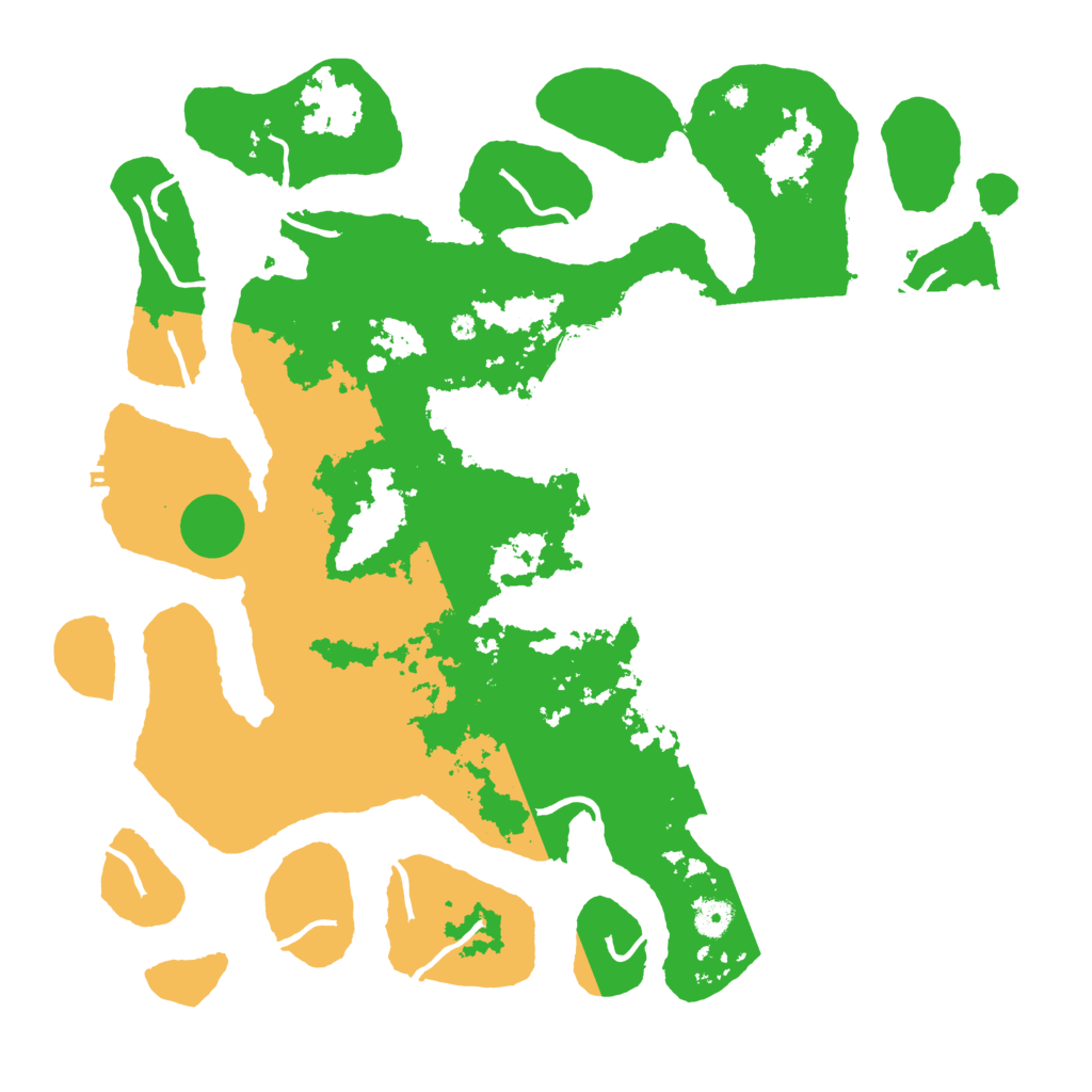 Biome Rust Map: Procedural Map, Size: 4500, Seed: 3580892