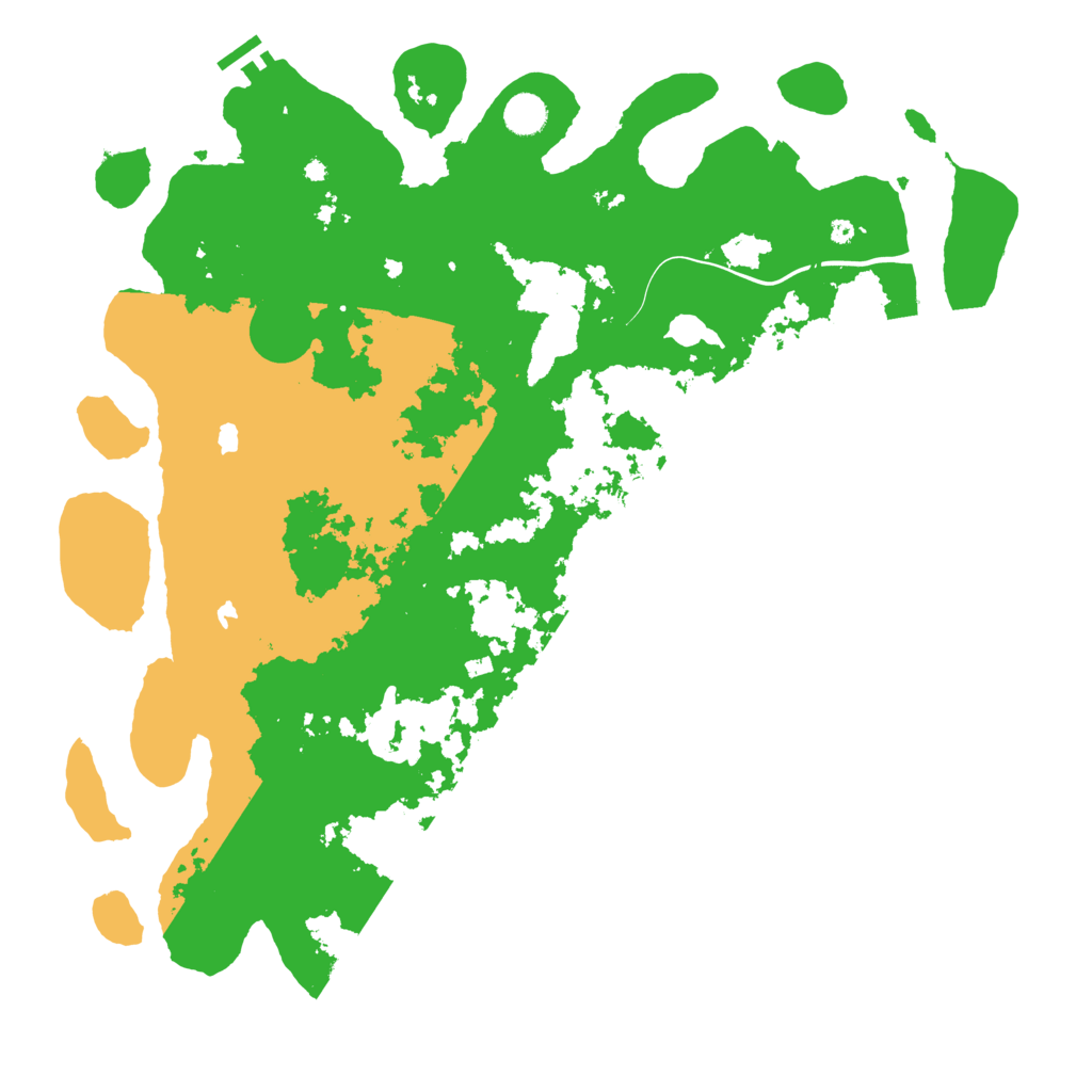 Biome Rust Map: Procedural Map, Size: 4500, Seed: 6437921