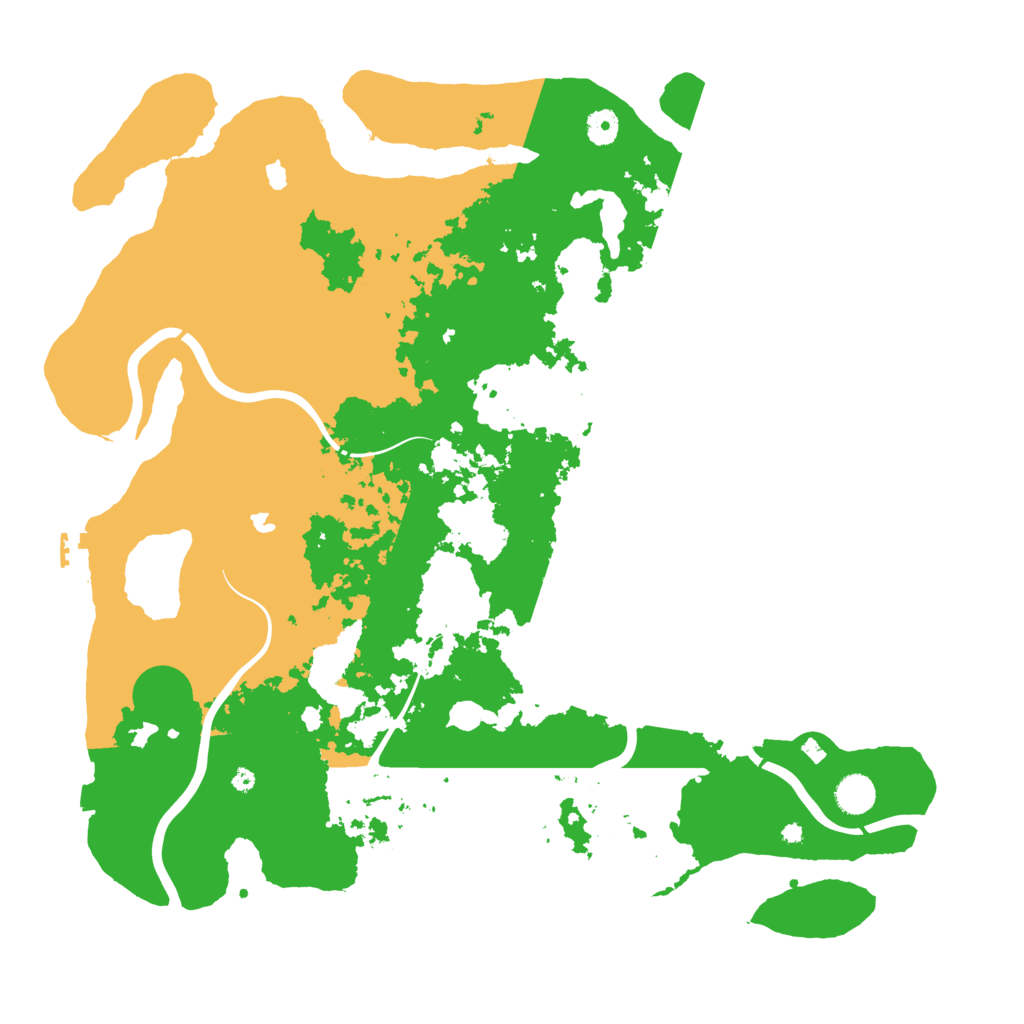 Biome Rust Map: Procedural Map, Size: 4500, Seed: 3945819