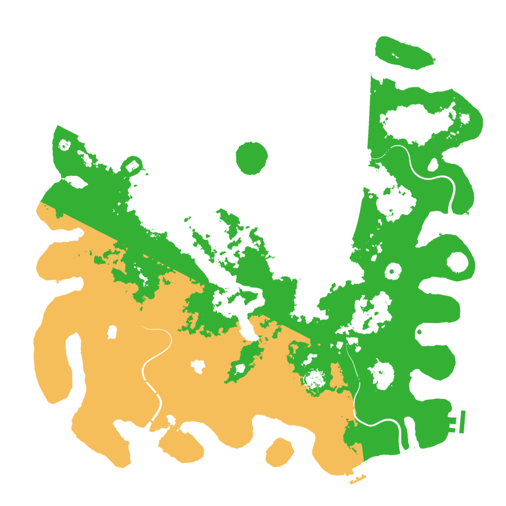 Biome Rust Map: Procedural Map, Size: 4500, Seed: 1690145