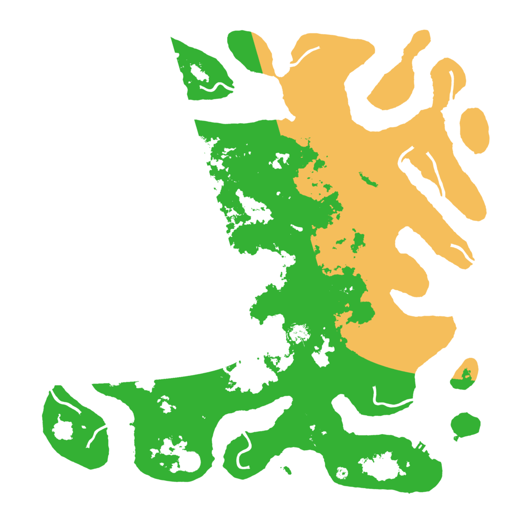 Biome Rust Map: Procedural Map, Size: 4500, Seed: 1365343