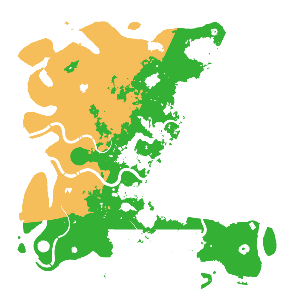 Biome Rust Map: Procedural Map, Size: 4500, Seed: 523994
