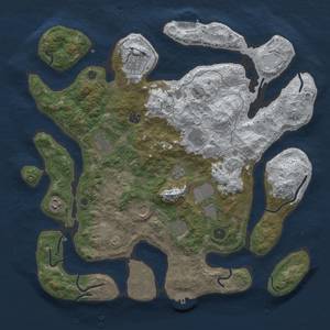 Thumbnail Rust Map: Procedural Map, Size: 4250, Seed: 1016113545, 18 Monuments