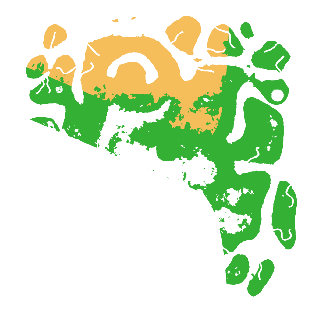 Biome Rust Map: Procedural Map, Size: 4500, Seed: 3973212