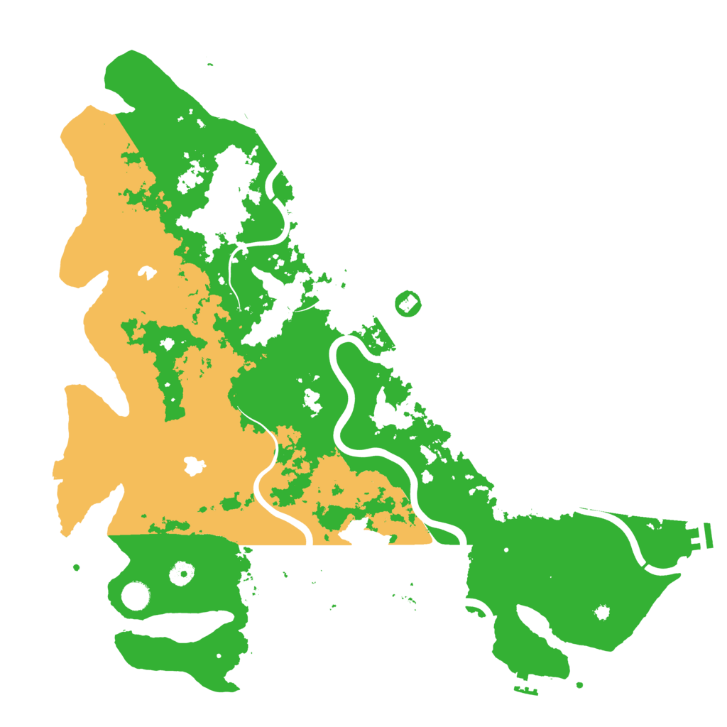 Biome Rust Map: Procedural Map, Size: 4500, Seed: 4132848
