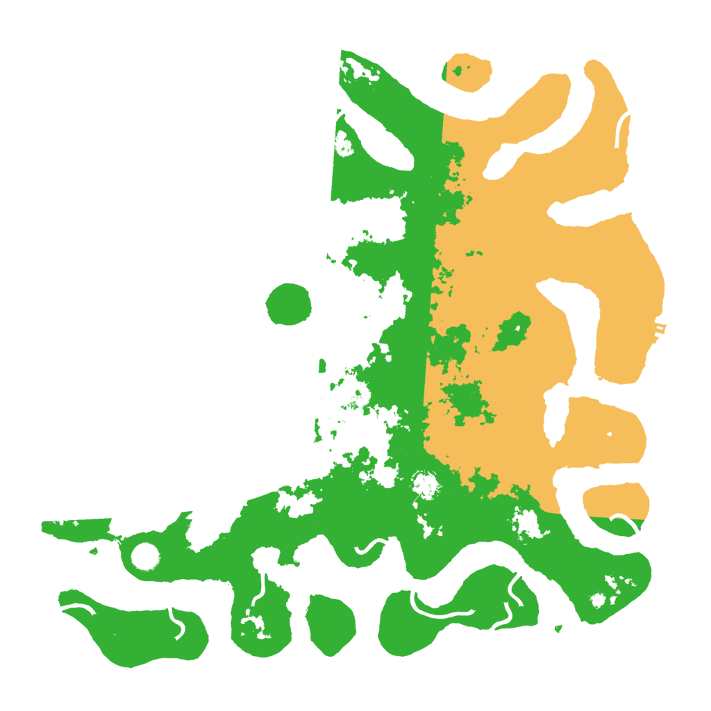 Biome Rust Map: Procedural Map, Size: 4500, Seed: 3150365