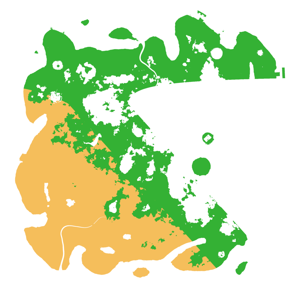 Biome Rust Map: Procedural Map, Size: 4500, Seed: 1455881